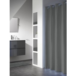 Vonios dušo užuolaida Sealskin Coloris, pilka (180x200)