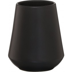 Vonios stiklinė Sealskin Conical, juoda, pastatoma